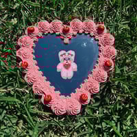 Star Monchhichi Clown Glitter Sticker