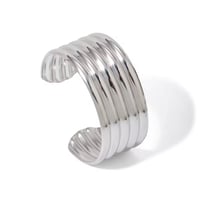 Image 3 of Stacked Cuff Bracelet 