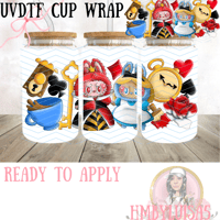 Image 2 of Labubu x Alice and Wonderland UVDTF cup wrap 