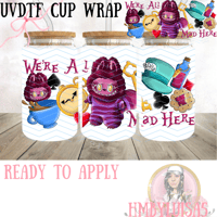 Image 3 of Labubu x Alice and Wonderland UVDTF cup wrap 