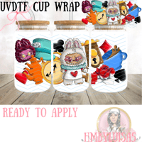 Image 5 of Labubu x Alice and Wonderland UVDTF cup wrap 
