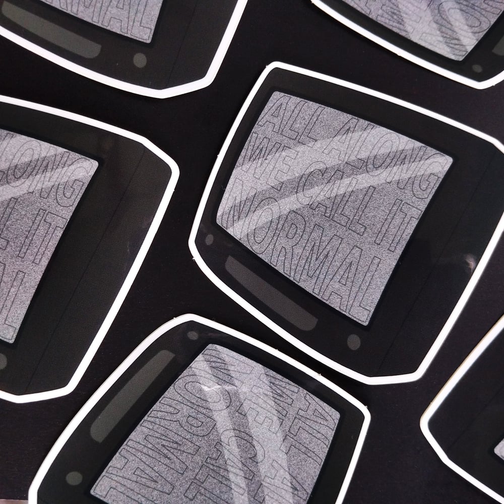 Image of the news vinyl sticker
