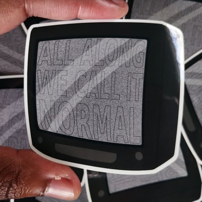 Image of the news vinyl sticker