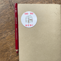 Image 2 of GO TO BED! sticker