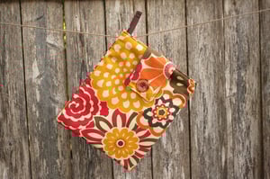 Image of "Button Blooms" iPad sleeve