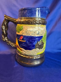 Image 8 of Ceramic Handpainted Vintage Pub  Pitcher Stein