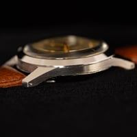 Image 8 of 1950s Vulcain Cricket "Waterproof" Dial Unpolished
