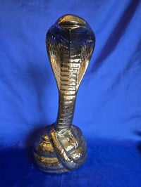 Image 5 of Handmade Ceramic Cobra Statue