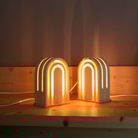 Image 4 of Lampada in Cirmolo "7 Ville"