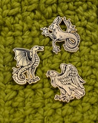 Image 8 of Bestiary Enamel Pin Set