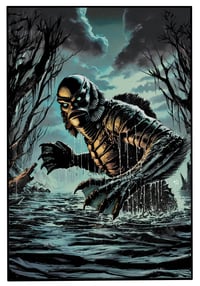 Limited Edition Creature Coloured print
