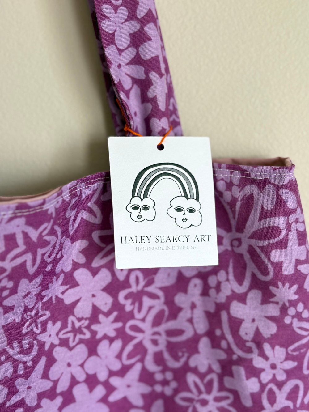 Doodle Flower Tote Bag