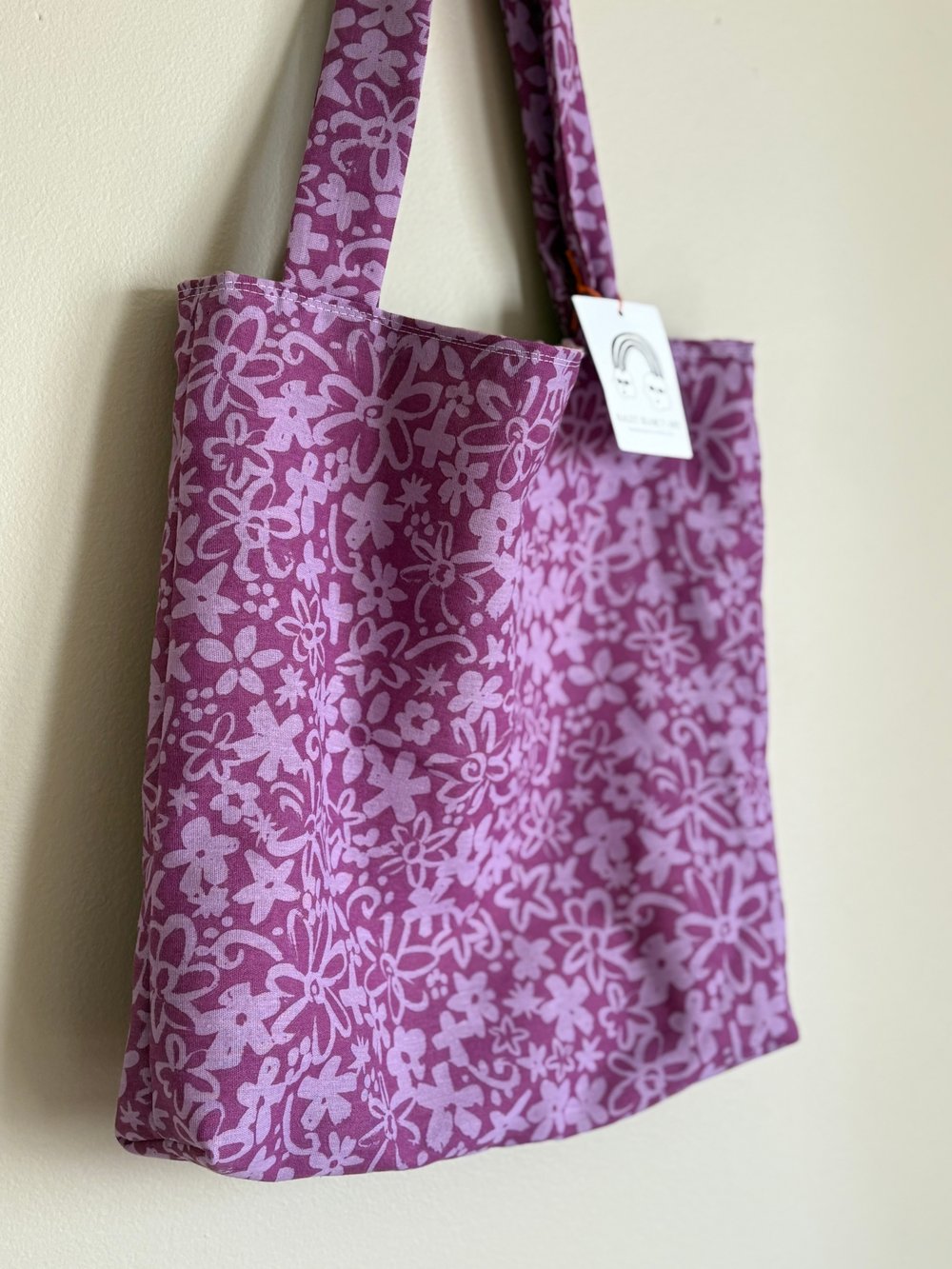 Doodle Flower Tote Bag