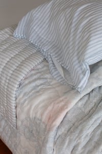 Image 10 of Light Blue Stripe Pillowcase