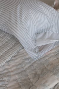 Image 2 of Light Blue Stripe Pillowcase
