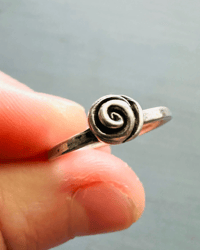 Image 5 of sterling silver briar rose ring