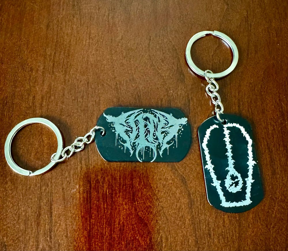 Image of Filth Dog Tag Keychain 