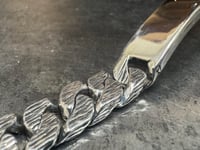 Image 3 of Vintage Silver ID Bracelet 