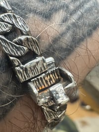 Image 7 of Vintage Silver ID Bracelet 