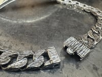 Image 4 of Vintage Silver ID Bracelet 