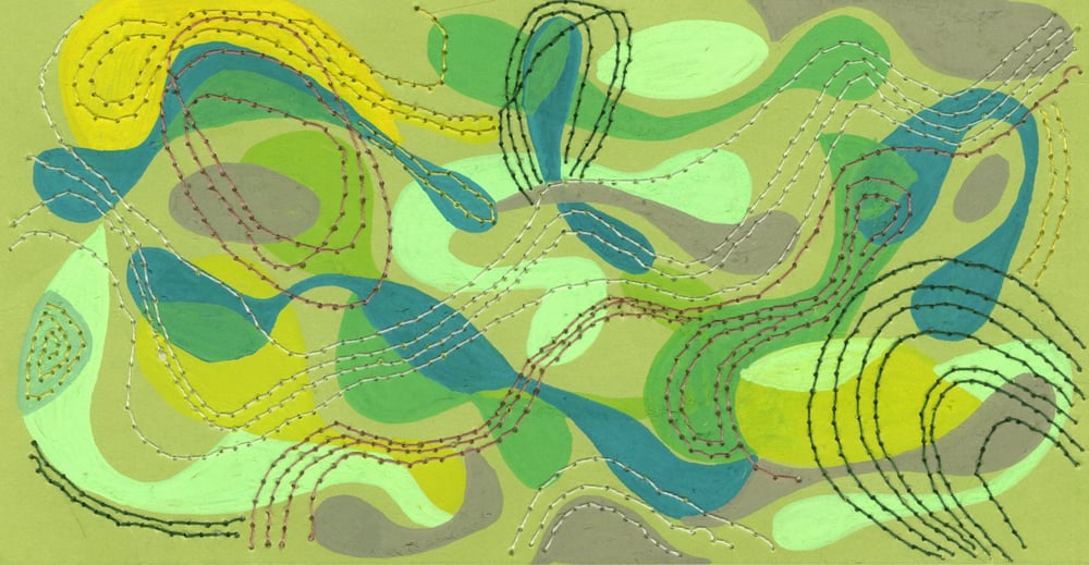Image of abstract #2 - original painting
