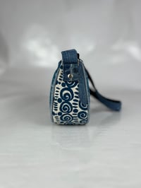 Image 4 of (Denim) Upcycled Zipper Shoulder Bag