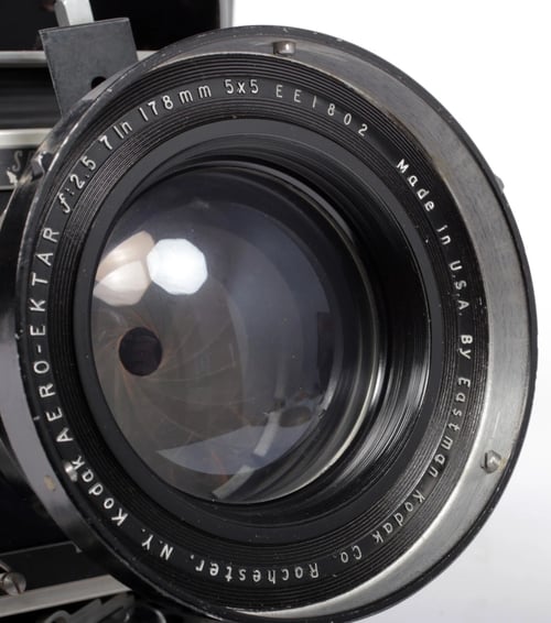 Image of Graflex Speed Graphic 4X5 Camera + Aero Ektar 178mm F2.5 #8364