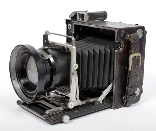 Image of Graflex Speed Graphic 4X5 Camera + Aero Ektar 178mm F2.5 #8364