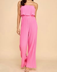 Image 1 of The Flowy Jumpsuit - Pink