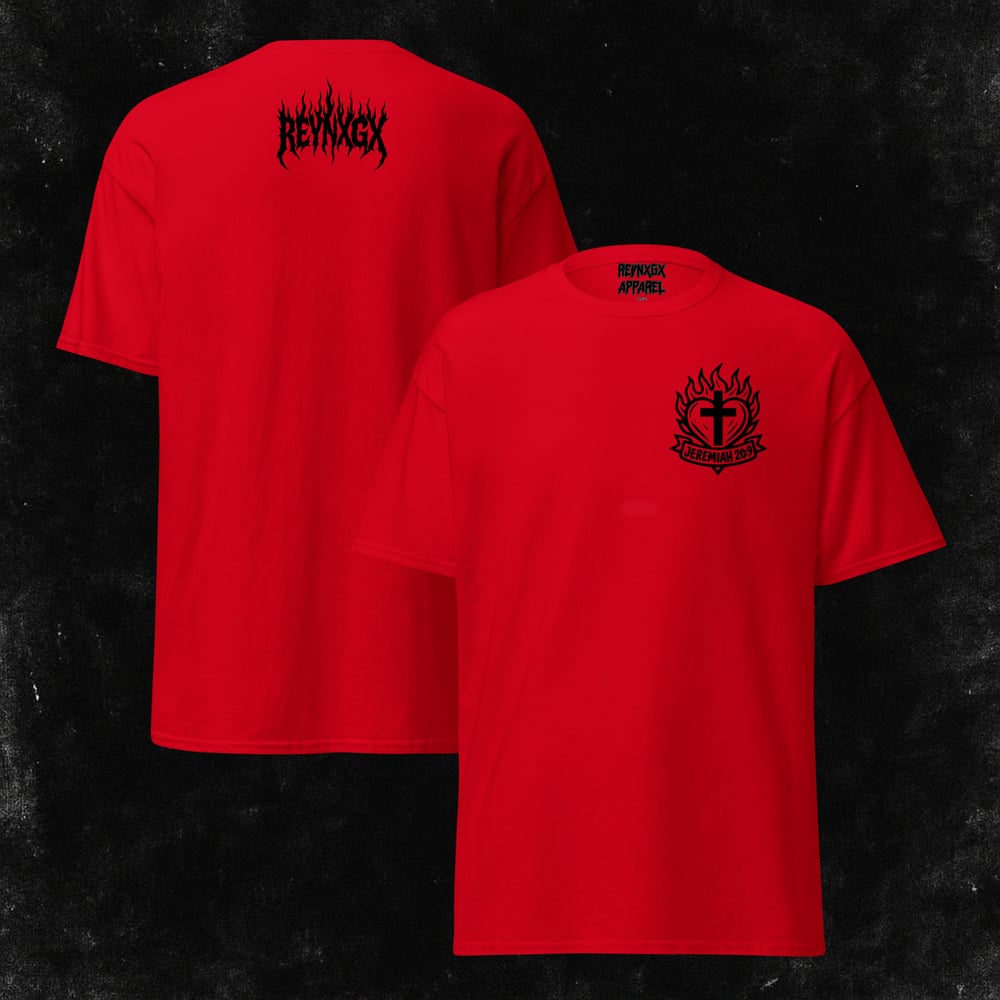 Jerimiah 20:9 Flame T Shirt