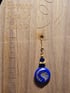 Royal Blue Swirl Earrings  Image 3