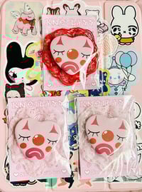 Heart Clown Buttons 