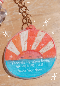 Image 1 of Rising Sun Keychain