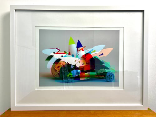 Image of  Seize Rocket Hotrod Car Multi Limited Edition Giclee Print Part 2
