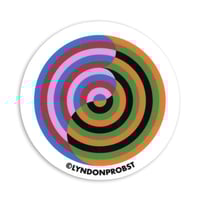 small circle sticker
