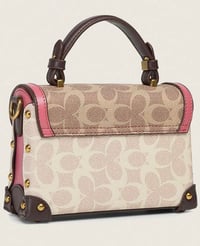 Image 3 of Fashion colorblock print handbag,casual versatile  shoulder bag for women .