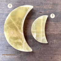 Image 5 of Lemon Calcite, Crystal Moon, Crystal Crescent Moon, Yellow Calcite, For Confidence, Energy & Clarity