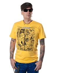 Image 2 of Lux Lives T-Shirt in Black, Yellow, and Long Sleeve