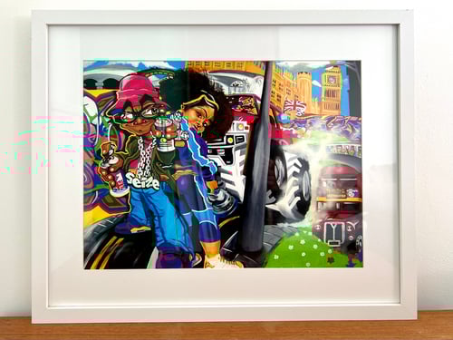 Image of Andy Seize ‘London Town' Print
