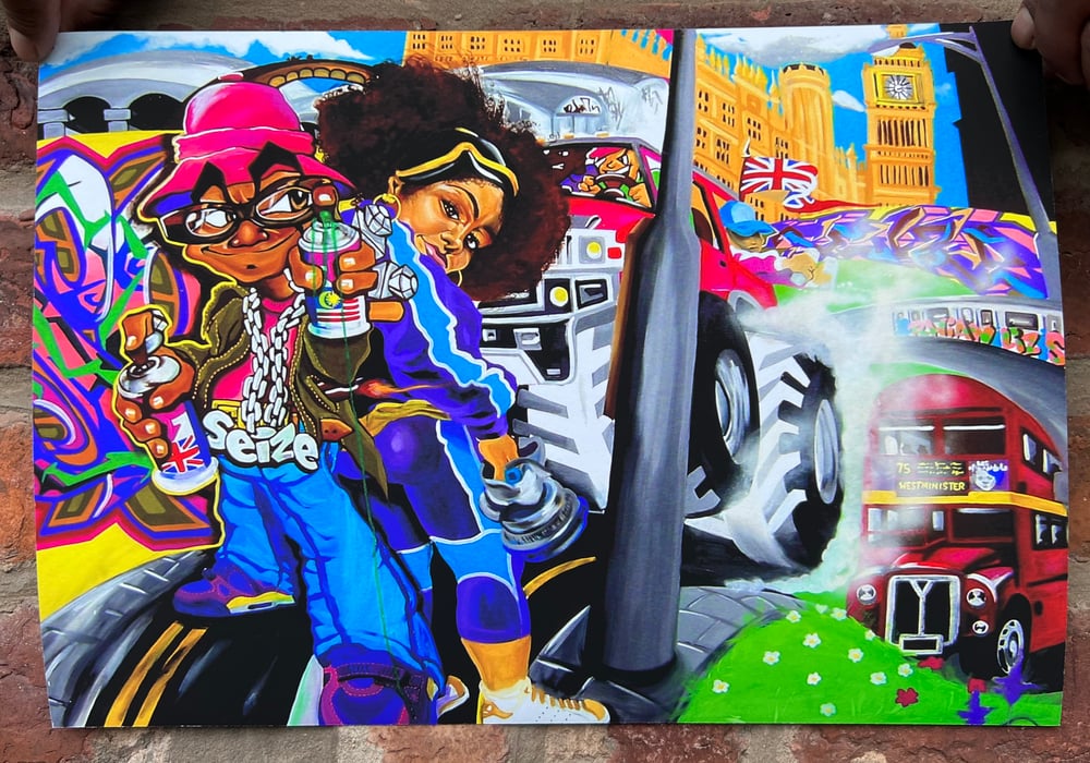 Image of Andy Seize ‘London Town' Print