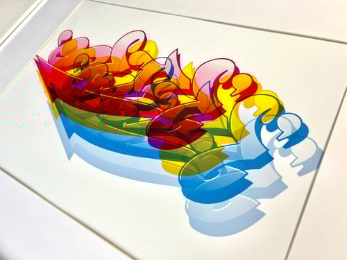 Image of ‘Andy Seize’ Layered Giclee Print 