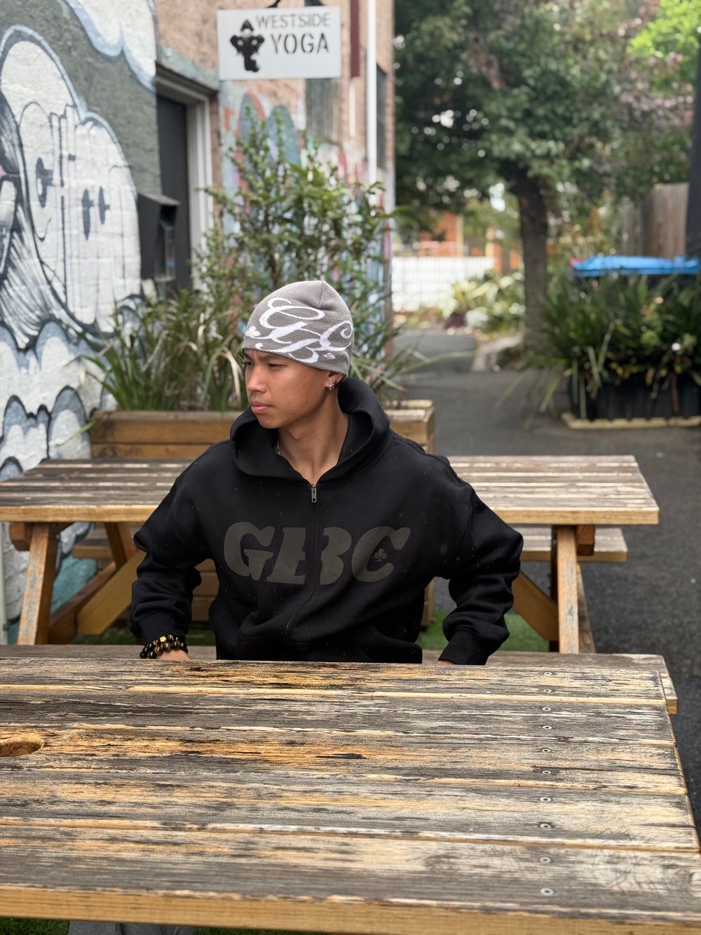 GBC BLACK OUT ZIP HOODIE