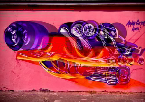 Image of ‘Upside Down Chevy Hotrod’