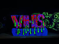 Image 1 of “VHS” sculpture (black light)