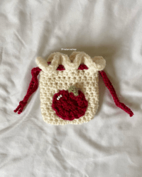 Image 2 of drawstring earbud pouches