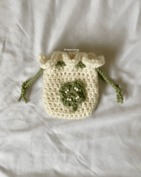 Image 3 of drawstring earbud pouches