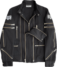 Image 2 of Bounty Hunter 14 Zipper Biker Jacket - M
