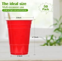 Image 4 of  Plastic Red Cups 