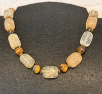 Quartz and Tiger Eye Necklace 