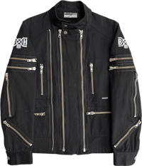 Image 1 of Bounty Hunter 14 Zipper Biker Jacket - M